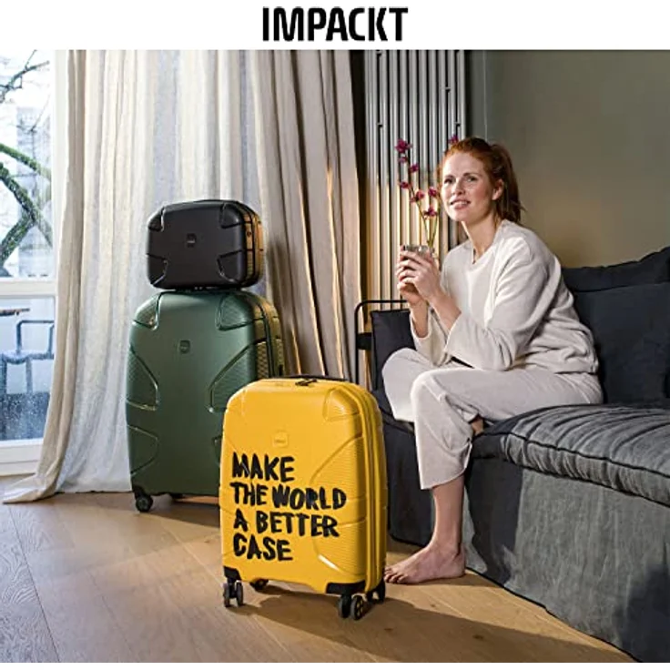 Impackt Minicase Umhängetasche, Deep Sea Grün, 1 l, Handgepäck (bis 50 l), bruchsichere Schale aus recyceltem Plastik – Bild 8