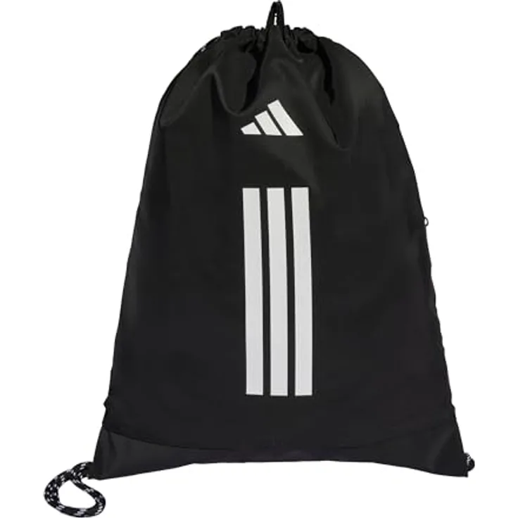 adidas Sportswear POWER GYMSACK, Sportschultasche aus strapazierfähigem Ripstop-Material, schwarz