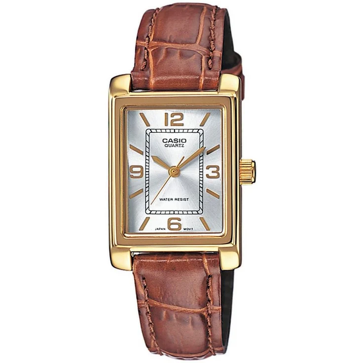 CASIO TIMELESS COLLECTION Quarzuhr LTP-1234PGL-7AEG, Damenuhr mit zeitlosem Design – Bild 1