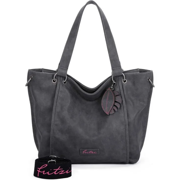 Fritzi aus Preußen Shopper Eco Fritzi02, Polyester, Nachhaltige Einkaufstasche mit coolem Design, Global Recycled Standard zertifiziert