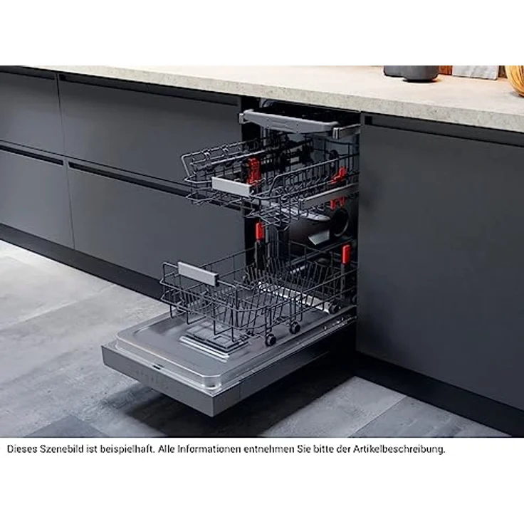 Bauknecht BSUO 3O23 PF X Unterbau-Geschirrspüler, 45 cm Breite, PowerClean, Besteckschublade, Vollwasserschutz, Hygieneprogramm, Sensor-Programm, Kindersicherung – Bild 5