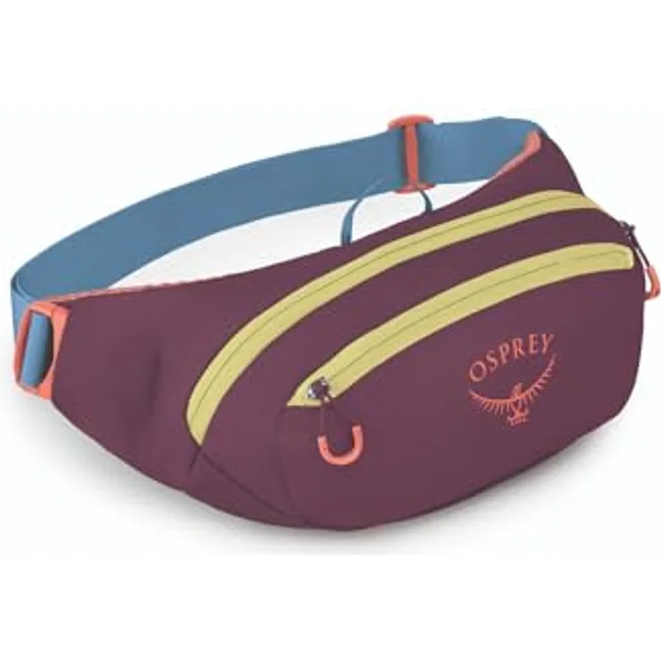 Osprey Daylite Waist Gürteltasche, praktische 45 cm fassende Hüfttasche aus 100% PET, rosa