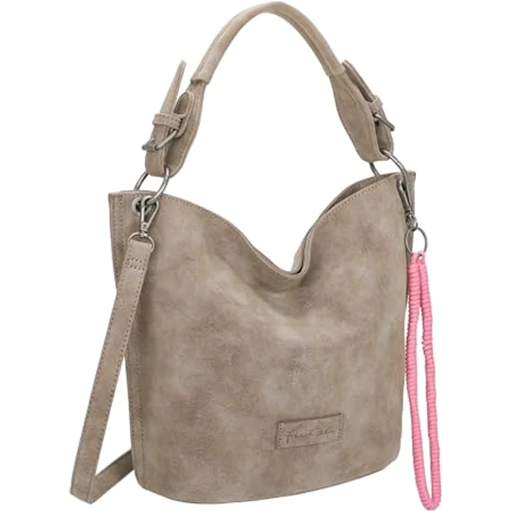Fritzi aus Preußen Fritzi31N, Handtasche mit mehreren Fächern und Schultergurt, Braun – Bild 7