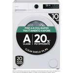 Candy PROWASH 300 GD 4108-S, 10kg Waschmaschine in Weiß mit Inverter Motor und Dampffunktion