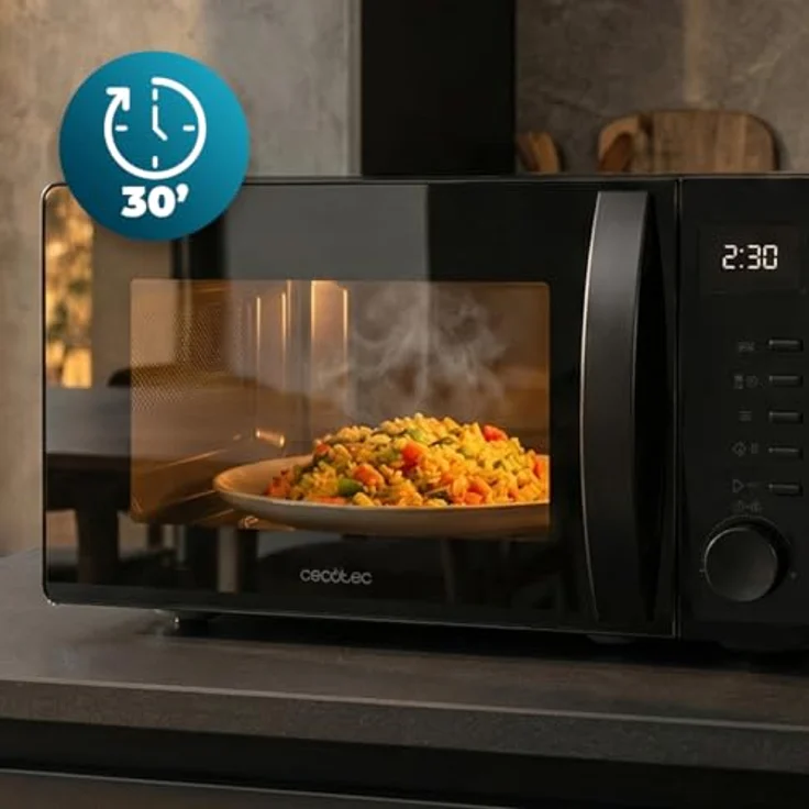 Cecotec Proclean 5005, Solo-Mikrowelle mit 20 l Volumen, 700 W, 3DWave-Technologie, eingebautes Display und Drehregler – Bild 6