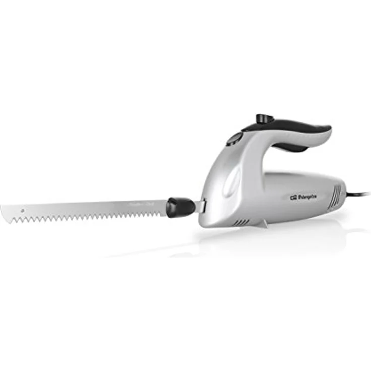 Orbegozo CU 3800 - Elektrisches Messer, 150 W, doppeltes Messer mit Rillen, Sicherheitsschalter, Klinge für gefrorene Speisen – Bild 1