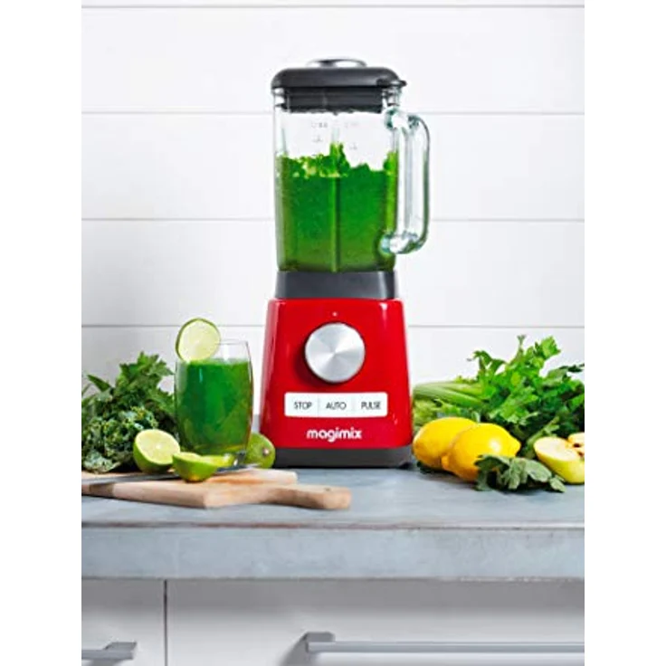 Magimix 11629SK Standmixer, 1300 W, 1,8 Liter, 5 Programme, rot – Bild 5