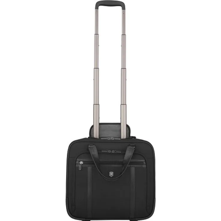 Victorinox Werks Professional 2-Rollen Businesstrolley 38 cm mit Laptopfach, schwarz, 100% Polyamid