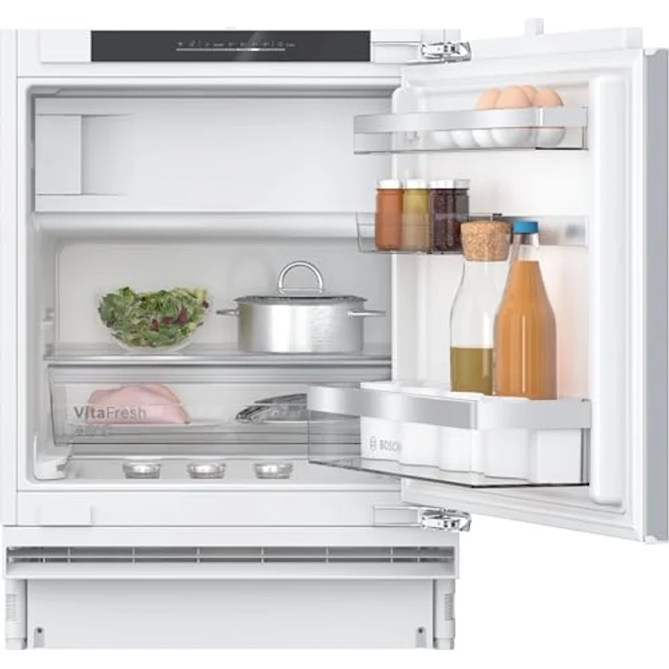 Bosch KUL22ADD0, Serie 6, Unterbau-Kühlschrank mit Gefrierfach, 93L Kühlen + 17L Gefrieren, VitaFresh 0º, sehr leise, HomeConnect, weiß – Bild 1