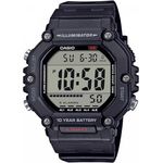 Casio Herrenuhr Digital Schwarz AE-1600H-1AVEF, Quarzwerk, Alarm, Beleuchtung, Stoppuhr