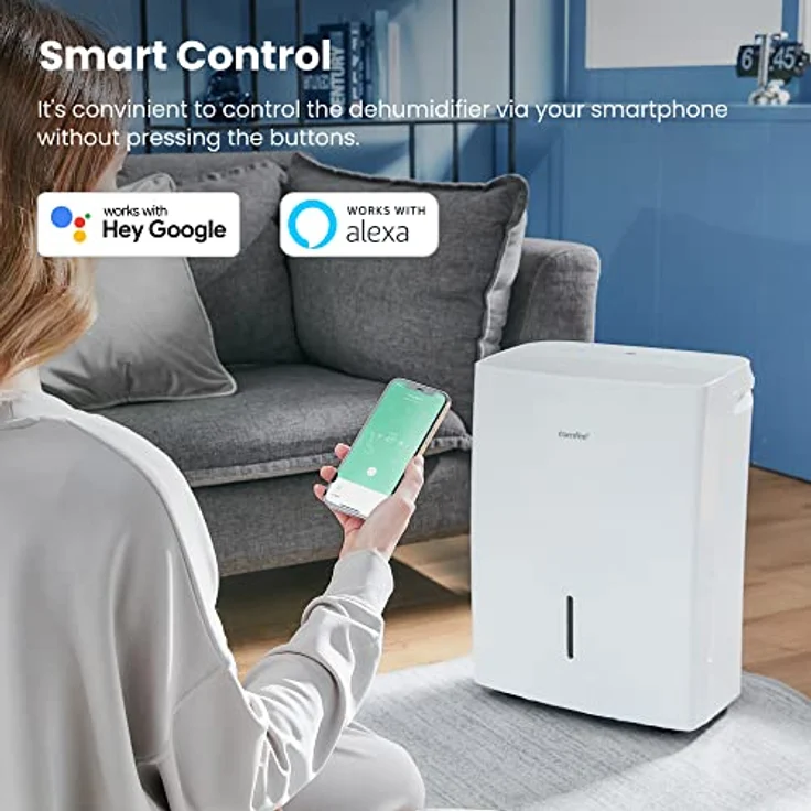 Comfee MDDF-16DEN7 WF Luftentfeuchter, 280 W, 230 V, White, 16L-32m²-DEN7 – Bild 6