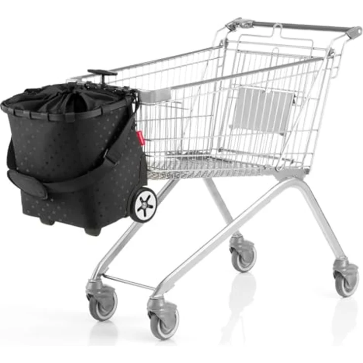 REISENTHEL® Einkaufstrolley carrycruiser, 40 l, herausnehmbares Innenfutter, stoßdämpfende Räder, breiter Tragegurt, Täschchen mit Einkaufswagenclips – Bild 5