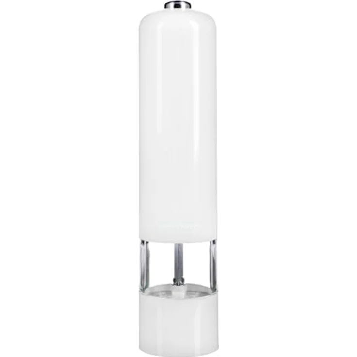 Esperanza EKP001W MALABARA, Pfeffermühle mit LED-Beleuchtung, Weiß, einstellbare Schleifstärke, 23 cm – Bild 5