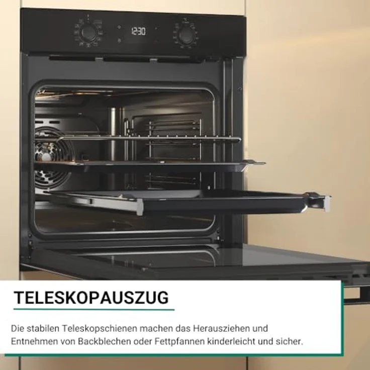 Bauknecht BBA285HU1I Einbaubackofen groß, Edelstahl, AutoClean, versandkostenfrei – Bild 11