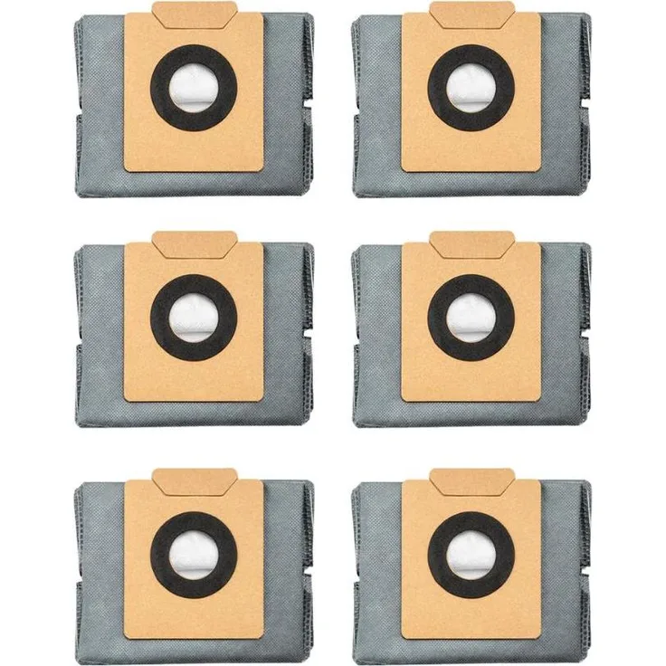 eufy Staubbeutel (6er-Pack) für Omni E20, dichte Staubabsorption für Saugroboter, automatisch entleerbar