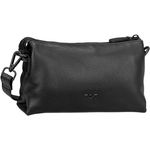 Voi 4 Season Umhängetasche, 100% Leder, 21 cm x 7 cm x 13 cm, schwarz