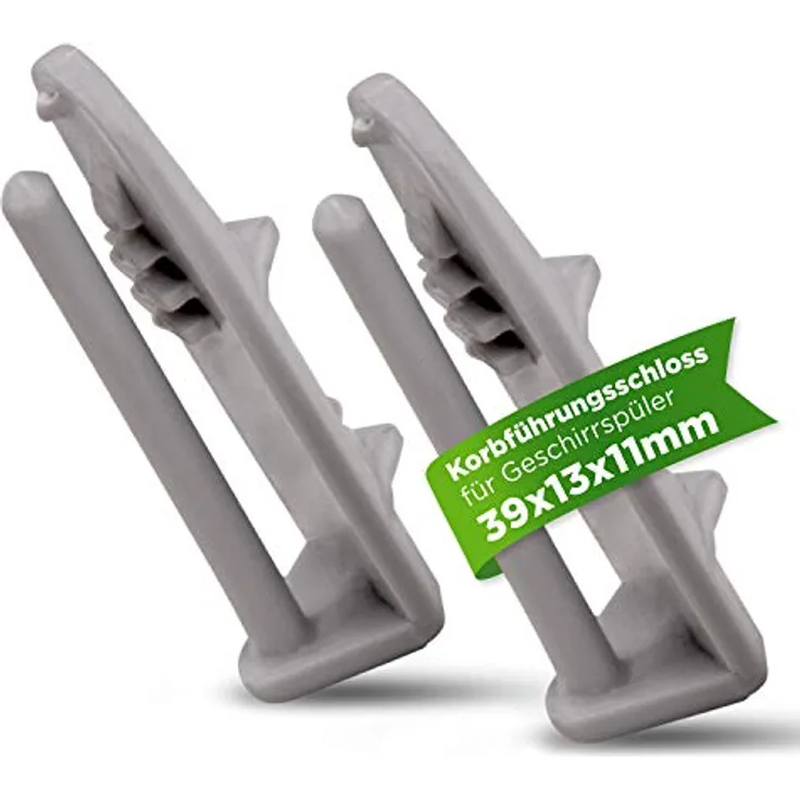 VIOKS Laufschienenanschlag 2 Stück Ersatz für Acelik Beko 1880580400 Bauknecht Whirlpool 481246279981 Stopper hinten für Geschirrspüler Spülmaschine