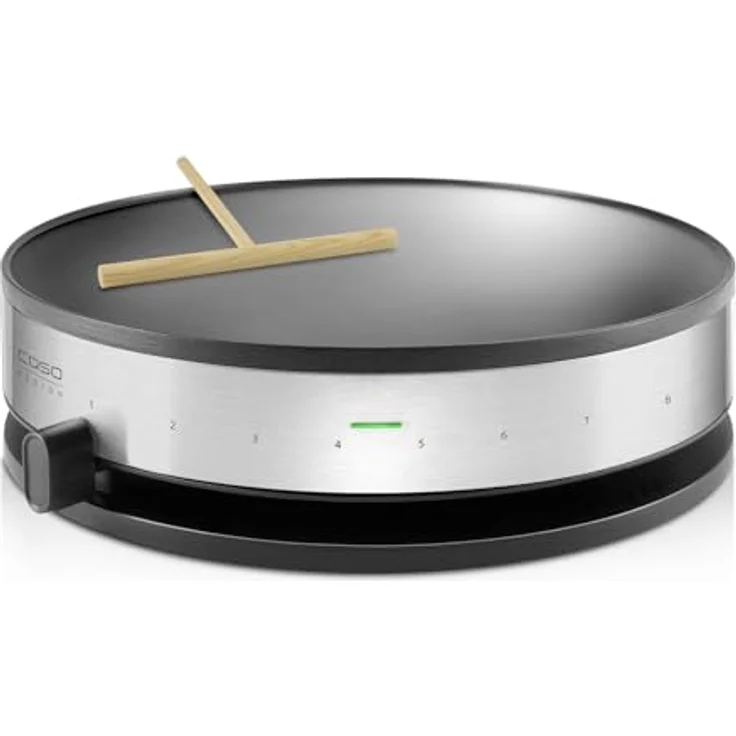 Caso 2930 CM 1300 Design Crepes Maker mit extra großer Bratfläche, Durchmesser 33 cm, 1300 W – Bild 2