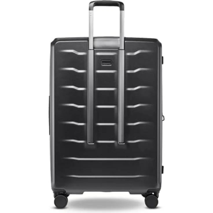 Stratic PHOENIX SL Trolley L, 76 cm erweiterbar, 4 Doppelrollen, Hartschale im Streifendesign, TSA-Zahlenschloss – Bild 4