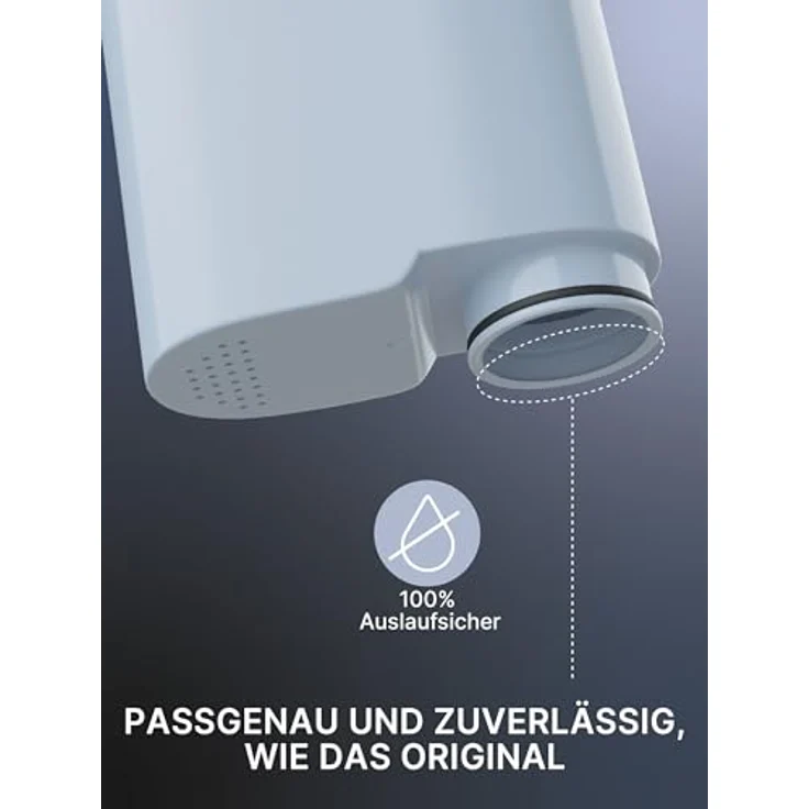 Comedes Wasserfilter 9er Set, kompatibel mit Philips Saeco CA6903, natürliche Aktivkohle und Ionenaustausch für optimales Wasser – Bild 3