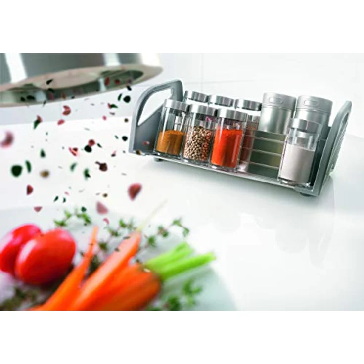 Blum Schrank- und Möbelscharniere Gewürzhalter ORGA-LINE, Korpusbreite 400mm Inox, Edelstahl, 1 Stück – Bild 2