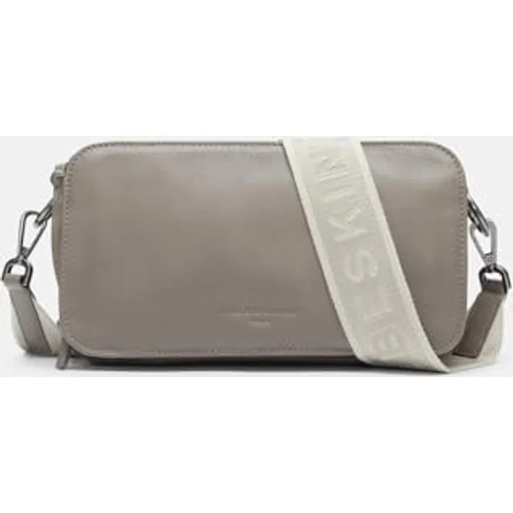 Liebeskind Clarice Umhängetasche aus 100% Leder, 27 cm x 8 cm x 15 cm, grau – Bild 1