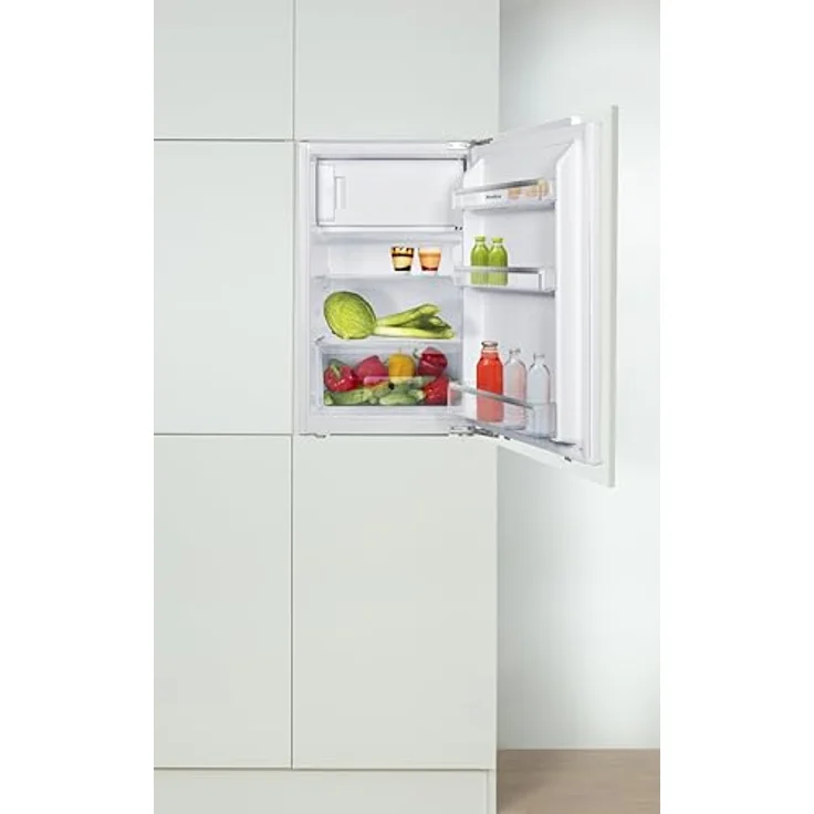 Amica EKSX 361 905 Einbaukühlschrank mit Gefrierfach, integrierbar, 100l Kühlvolumen, 16l Gefriervolumen, 54cm, weiß – Bild 3