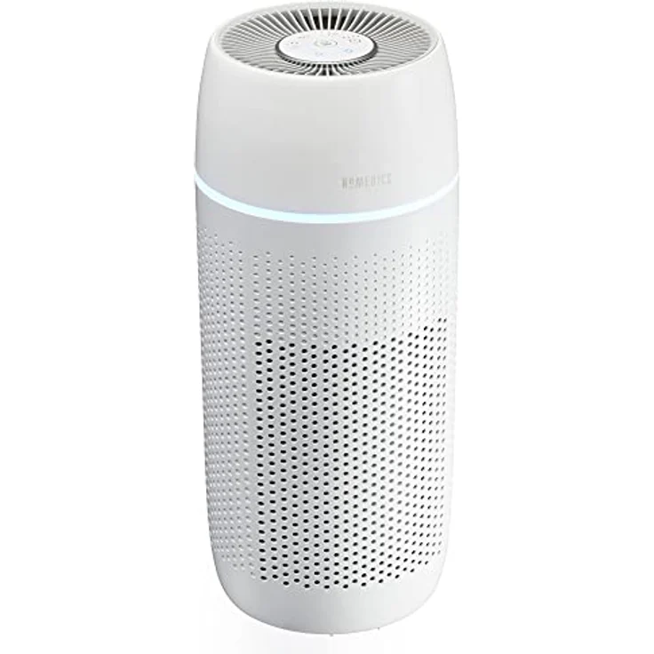 HoMedics TotalClean PetPlus 5 in 1 Luftreiniger Echte HEPA-Filterung entfernt 99,97% aller Allergene in der Luft, 3 Geschwindigkeitsstufen, Timer-Funktion und Auto-Off-Timer bis zu 12 Stunden  Weiß – Bild 2