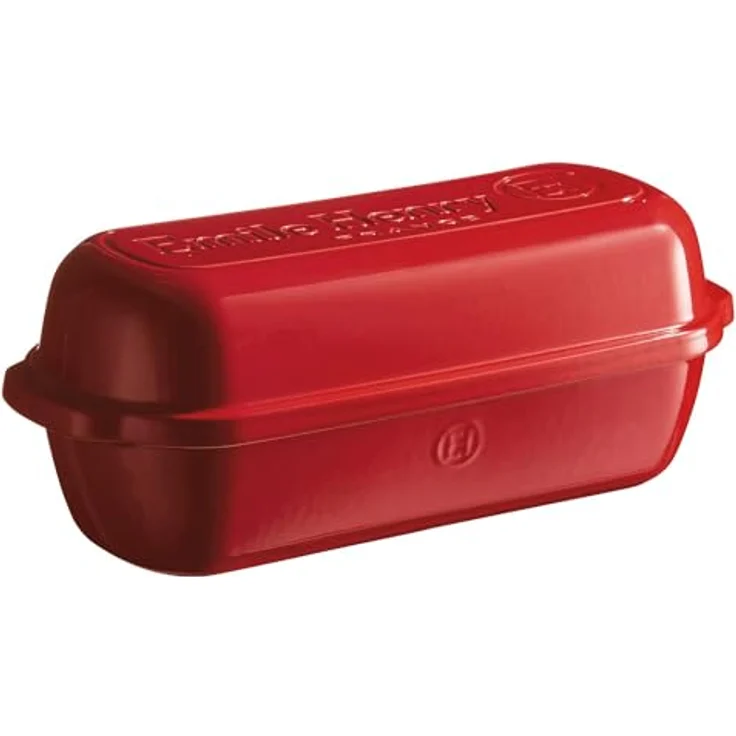 Emile Henry 345503 Italienisches Brot Leib Bäcker, Keramik, Burgund – Bild 2
