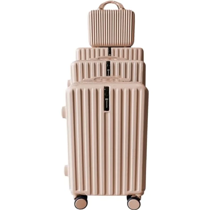 NTK-Collection Leandra Hartschalenkoffer 4er-Set, Pink, (115 l, Handgepäck bis 50 l, L bis 90-115 l, XL ab 115 l) – Bild 1