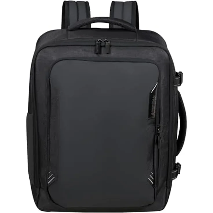 American Tourister Take2Cabin Rucksack 45 cm mit Laptopfach, Flash Black, 100% Polyester