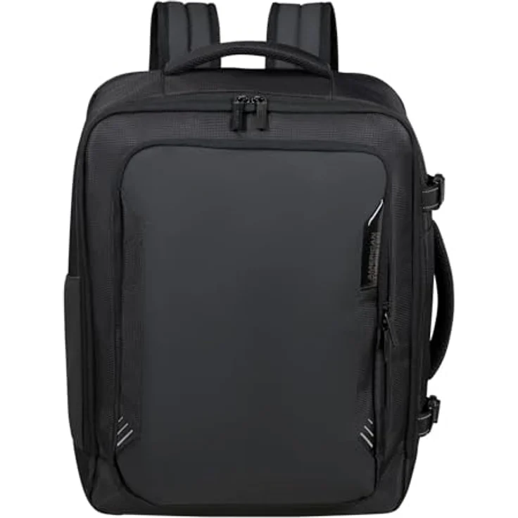American Tourister Take2Cabin Rucksack 45 cm mit Laptopfach, Flash Black, 100% Polyester – Bild 1