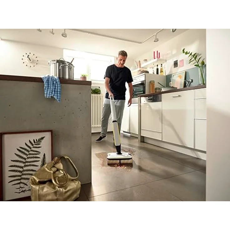 Kärcher FC 7 Cordless Plus Stone, Akku-Hartbodenreiniger mit 4-Walzen-Technologie und Boost-Funktion, bis zu 175 m² Fläche, automatisches Befeuchten – Bild 6