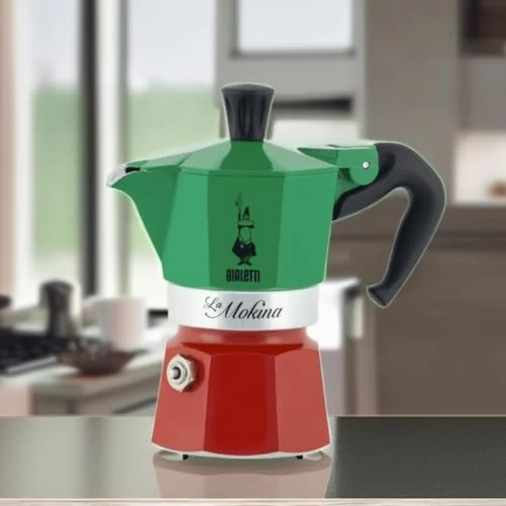 Bialetti La Mokina Italia Tricolore Espressokocher – Bild 5