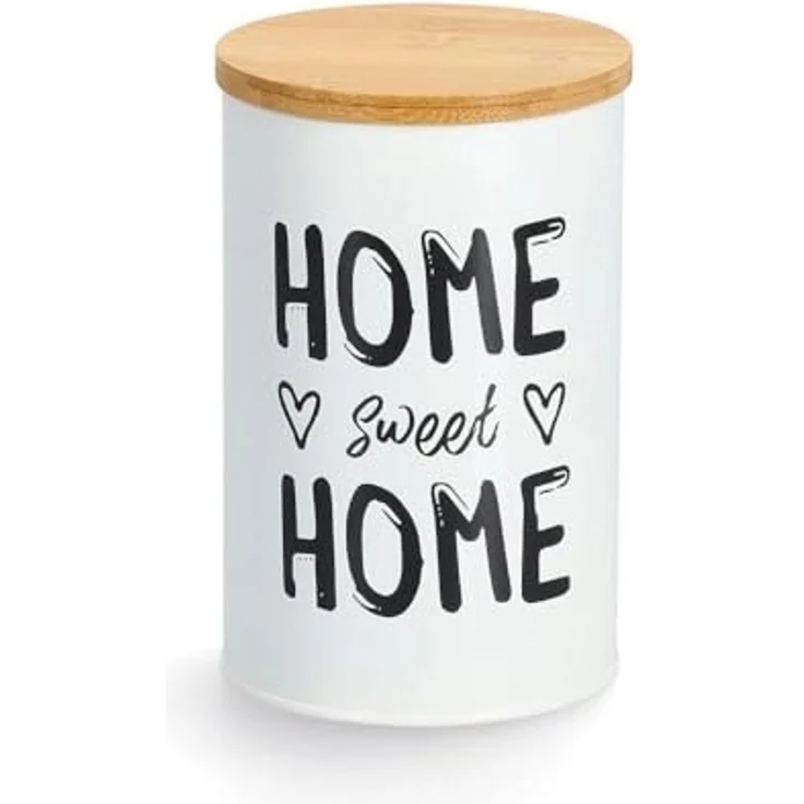 Vorratsdose Home, Bambusdeckel - 1000ml, Ø 10,5cm – Bild 1