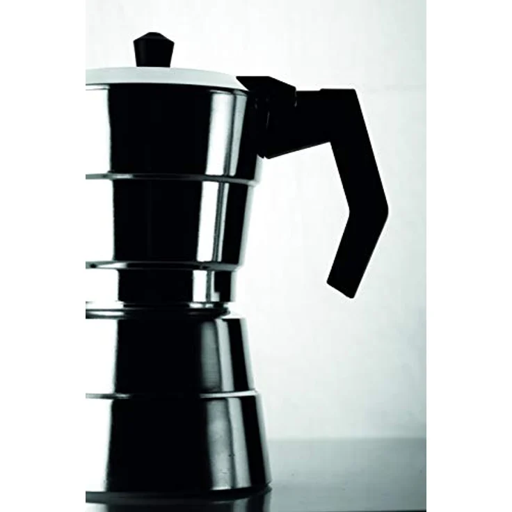 Alluflon Buongiorno Kaffeemaschine, 6 Tassen, Aluminium – Bild 3