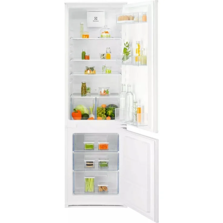 Electrolux LND5FE18S1, 269 l Einbau-Kühl-/Gefrierkombination mit schiebetür, ColdSense, DynamicAir, LowFrost, elektronische Steuerung, 10 Jahre Kompressor-Garantie