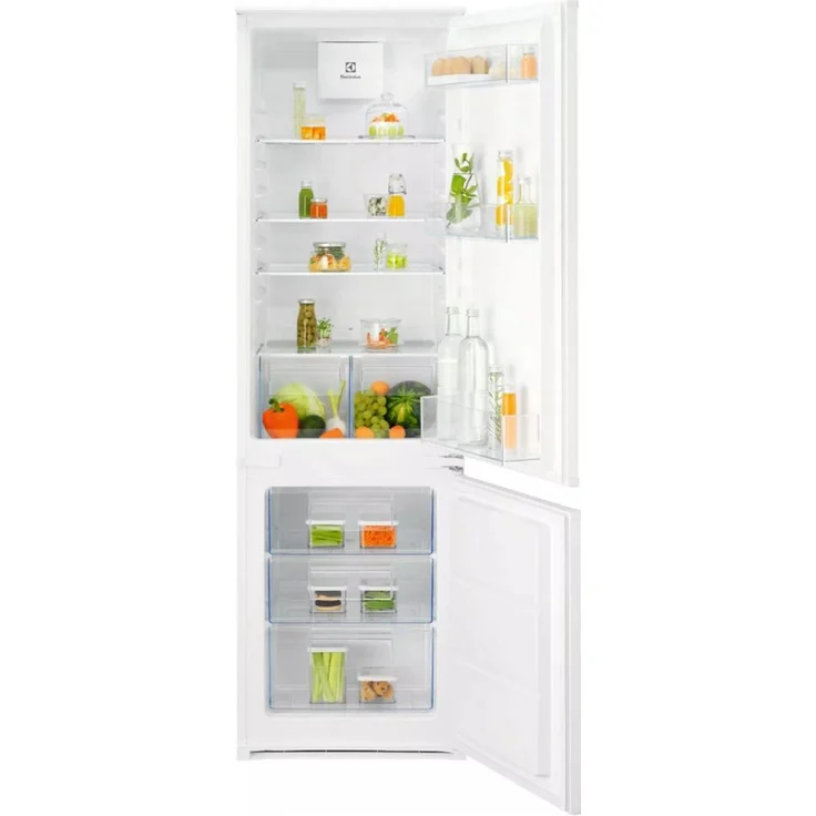 Electrolux LND5FE18S1, 269 l Einbau-Kühl-/Gefrierkombination mit schiebetür, ColdSense, DynamicAir, LowFrost, elektronische Steuerung, 10 Jahre Kompressor-Garantie