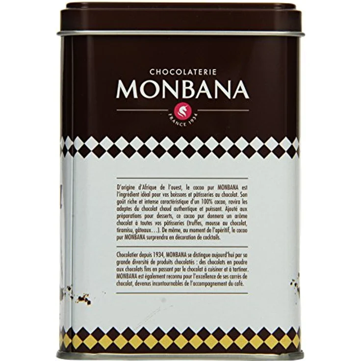 Chocolaterie Monbana Pure Cocoa 100% Kakao, 200g – Bild 4
