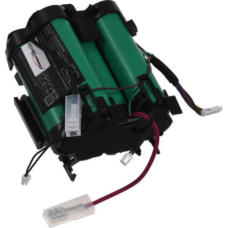 Powery Powerakku für Hand-Staubsauger AEG QX9-1-40GG, 25,2V, 3000mAh, Li-Ion, Schwarz