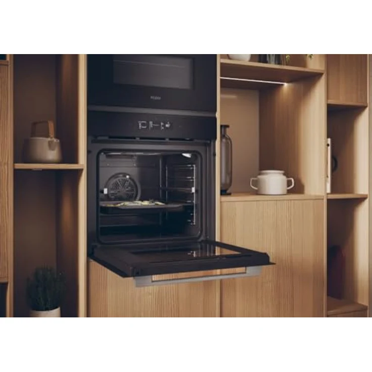 Haier ID SERIE 2 H6 ID25G3HTX, Einbau-Backofen 60 cm, A++, 78 Liter Volumen, 18 Funktionen inkl. AirFry, Wi-Fi, Heißluft-Beheizung mit Grill, Hydrolyse-Reinigung – Bild 5