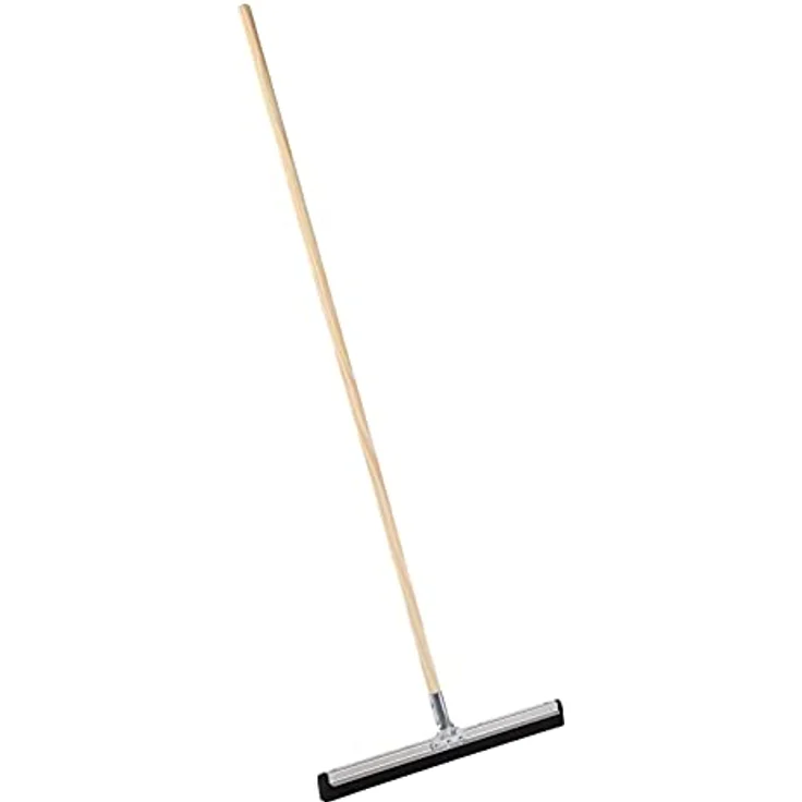 BawiTec Profi Wasserschieber mit Stiel (Breite 45cm / Stiel 140cm) Wasserabzieher Stabil Metall Ausführung Stabiler Holzstiel Gummischieber Bodenabzieher Abzieher für Haus,Werkstatt,Garage,Gewerbe – Bild 4