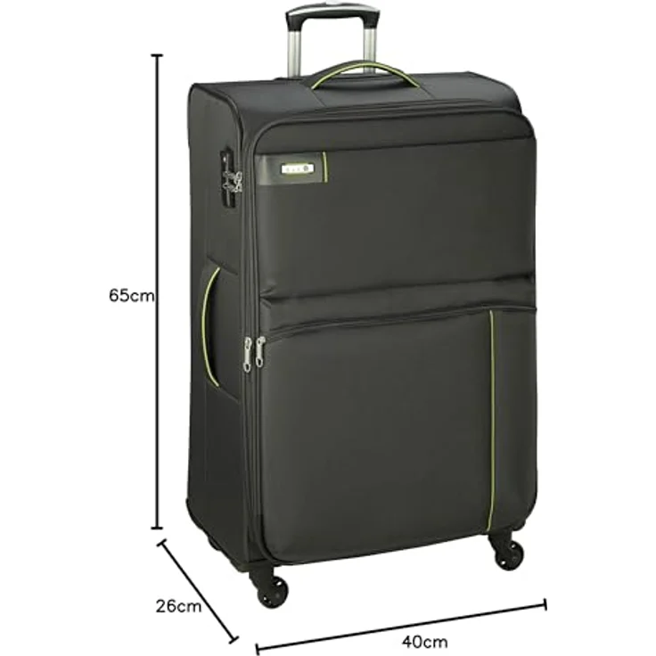 D&N Travel Line 6704 Koffer, 65 cm, 61L, Grau – Bild 3