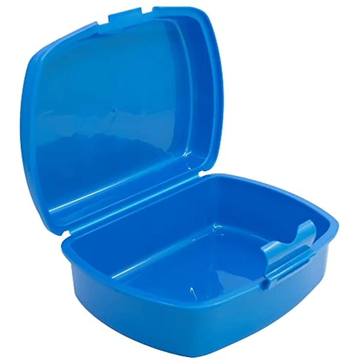 Tinisu Sonic Brotdose Lunchbox, Kunststoff, 16cm x 12cm x 5cm, Kinder Sandwichbox – Bild 3