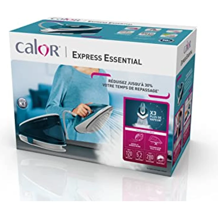 Calor SV6115CO Express Essential Dampfbügelstation, 5,2 Bar, Dampfstoß 280 g/min, Dampfmenge 120 g/min – Bild 10