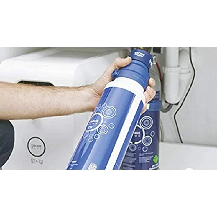 Grohe Blue Filter M-Size, Wasserfilter mit 1500L Kapazität und 5-fach Filtration, Blau – Bild 2