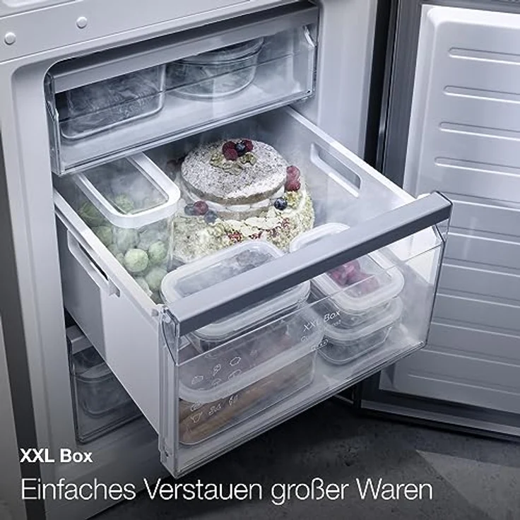 Miele KF 4372 CD Kühl-Gefrierkombination, freistehend, edelstahl, Höhe 186 cm, Energieklasse C - Preisvergleich – Bild 9