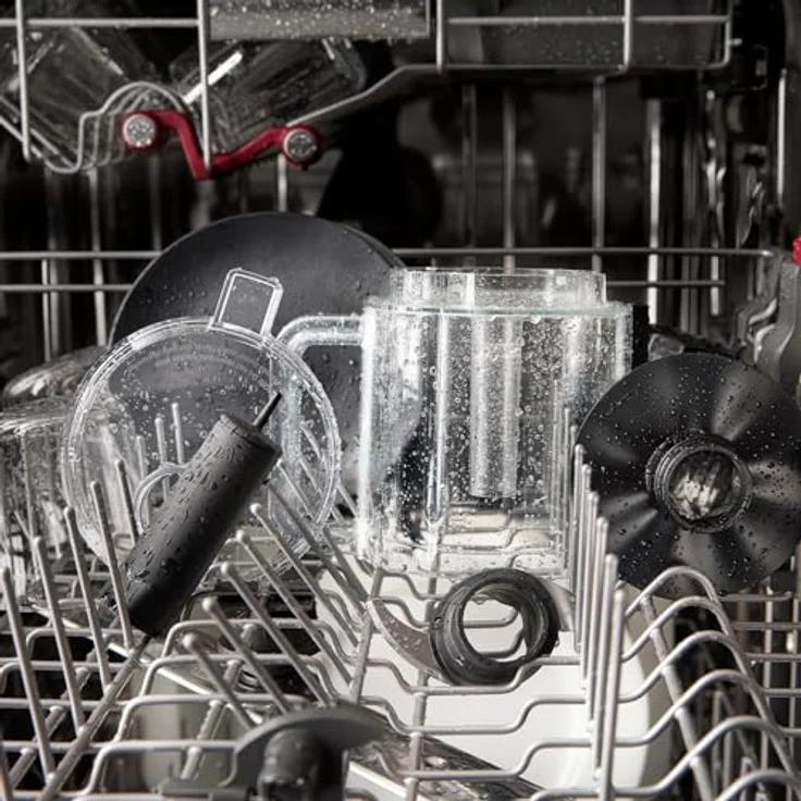 Kitchenaid Kabelloser Zerkleinerer I Kitchenaid Go I Tragbarer Food processor ohne Akku für die Verarbeitung von Obst, Gemüse, rohem Fleisch und vielem mehr in kurzer Zei I 1.18 L, Schwarz – Bild 5