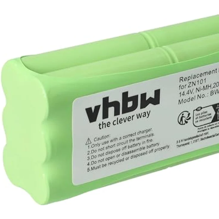 vhbw Akku Ersatz für Dirt Devil R1-L051B, 0607004, 0610014, 0606004, 0611004, 14,4 V, 2000 mAh NiMH, Grün – Bild 7