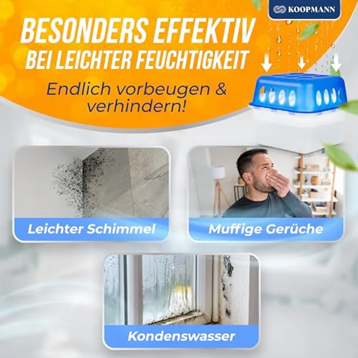 BigDean Luftbefeuchter 4x Ultra Fresh Luftentfeuchter Raumentfeuchter mit Nachfüll?Granulat – Bild 3